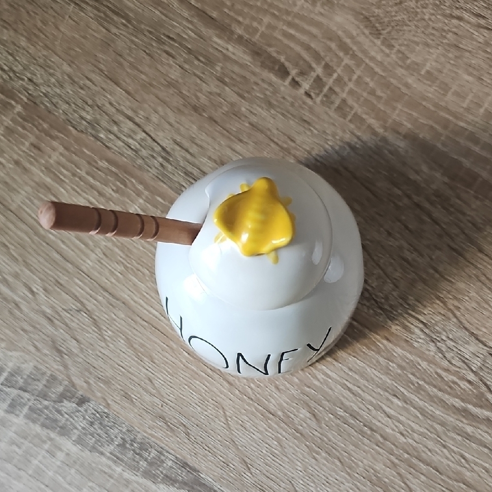 Rae Dunn White Honey and Cream Set - Picture 2 of 5